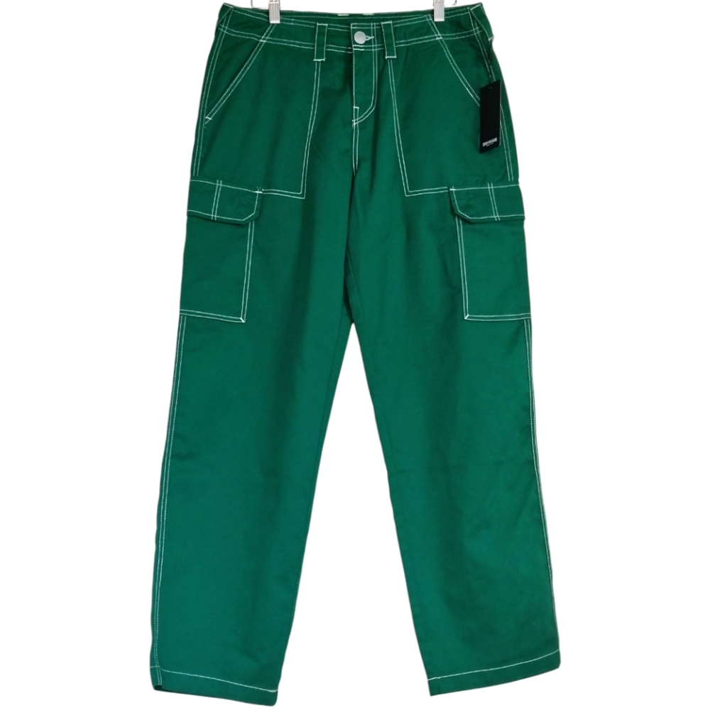 True Religion Women Military Cargo Pants Adventurine Green. Size 30